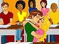 Игра First Classroom Kissing