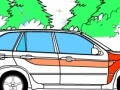 Игра Kid's coloring: The car on the road