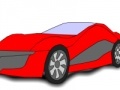Игра Fantastic concept car coloring