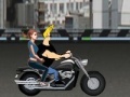 Игра Johnny Bravo driving a motorcycle