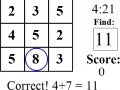 Игра Math Cross Search 3x3