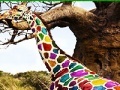 Игра Colorful Hungry Giraffe: Slide Puzzle