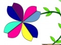 Игра Rotating Flower Coloring