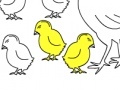 Игра Chicken Family: Coloring