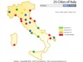 Игра 25 cities of Italy