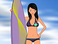 Игра Surfer Girl Dress Up