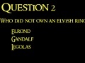 Игра Lord of The Rings Quiz