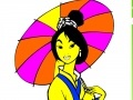 Игра Princess Mulan Coloring