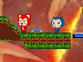 Игра Fire and water 7: Cat and Cat fire water