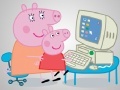 Ігра Little Pig: At the computer