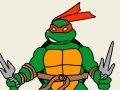 Игра Coloring Teenage Mutant Ninja Turtles