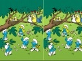 Игра The Smurfs Spot the Difference
