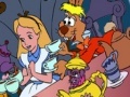 Игра Alice in Wonderland Online Coloring
