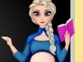 Игра Pregnant Elsa. School teacher