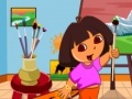 Игра Dora Drawling Cleaning Room