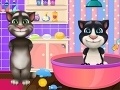 Игра Baby Tom and Daddy Bath Time