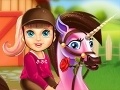 Игра Baby Barbie Superhero Pony Caring