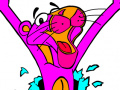 Игра Coloring the Pink Panther