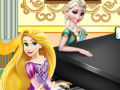 Игра Elsa & Rapunzel Piano Contest