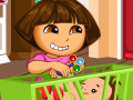 Игра Dora the Babysitter Slacking