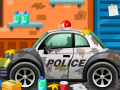 Игра Clean up police car