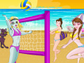 Игра Princess Vs Monster High Beach Voleyball