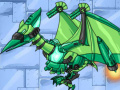Игра Combine! Dino Robot - Ptera Green 