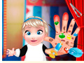 Игра Baby Elsa Hand Doctor