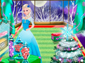 Игра Elsa Christmas Room Decoration