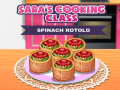 Игра Sara’s Cooking Class Spinach Rotolo