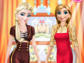 Игра Elsa And Anna Work Dress Up  