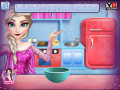 Ігра Cooking Christmas Cake with Elsa