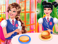 Игра Princesses Burger Cooking