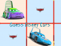 Игра Guess Disney Cars
