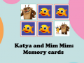 Игра Kate and Mim Mim: Memory cards