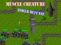 Игра Muscle Creature Tower Defense  