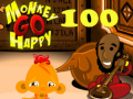 Игра Monkey Go Happy Stage 100