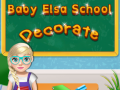 Игра Baby Elsa School Decorate