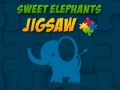 Игра Sweet Elephants Jigsaw