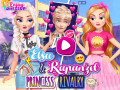 Игра Elsa and Rapunzel Princess Rivalry