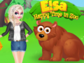 Игра Elsa Happy Time In Zoo