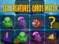 Игра Sea creatures cards match
