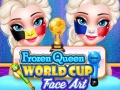 Игра Frozen Queen World Cup Face Art