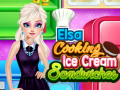 Игра Elsa Cooking Ice Cream Sandwiches
