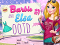 Игра Barbie and Elsa OOTD