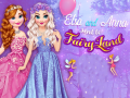 Игра Elsa and Anna Sent to Fairyland