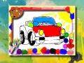 Игра Cartoon Cars Coloring Book