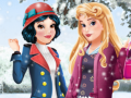 Игра Aurora and Snow White Winter Fashion