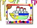Игра Boats Coloring Book