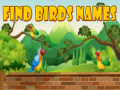 Игра Find Birds Names